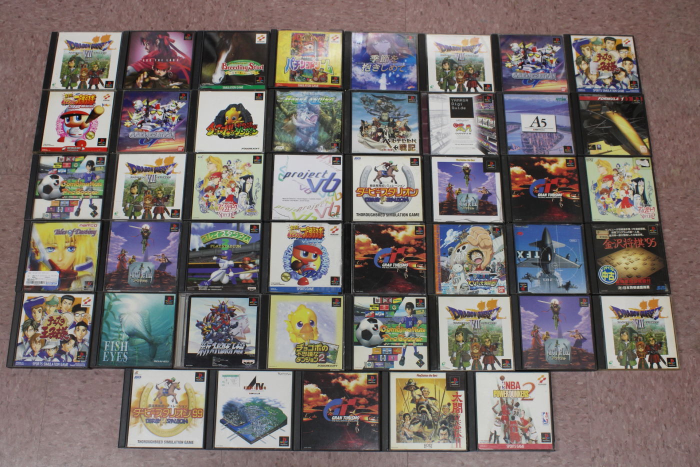 Wholesale Lot of 45 PS1 PlayStation 1 Games (Untested)